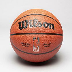 Basketbalová lopta NBA veľkosť 7 Wilson Signature Series S7 oranžová 7