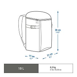 QUECHUA Izotermický batoh NH Ice Compact 100 objem 10 l khaki 10 l