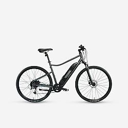 RIVERSIDE Elektrický trekingový bicykel 500 E sivý šedá S