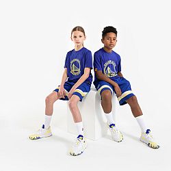 TARMAK Detská basketbalová obuv nízka Fast 900 NBA Warriors biela 35