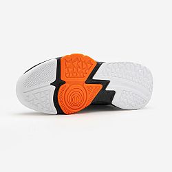TARMAK Detská vysoká basketbalová obuv SS500 čierna-oranžová čierna 32