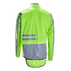 TRIBAN Cyklistická bunda s nepremokavou membránou RC 500 Vi Viz zelená L