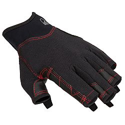 TRIBORD Bezprstové rukavice 500 na jachting čierne XS
