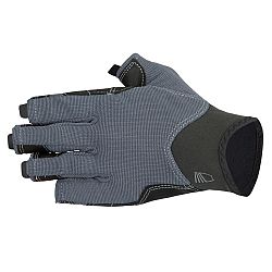 TRIBORD Bezprstové rukavice 500 na jachting tmavosivé šedá L