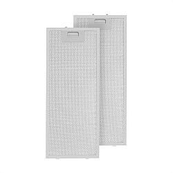 Klarstein Lorea, hliníkový tukový filter, 56 x 18,5 cm, 2 kusy, náhradný filter, príslušenstvo