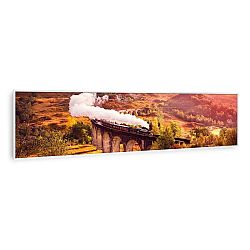 Klarstein Wonderwall Air Art Smart, infračervený ohrievač, 120 x 30 cm, 350 W, vlak