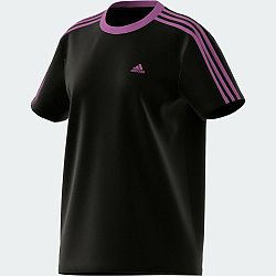 ADIDAS Dámske tričko na fitness čierno-fialové čierna M