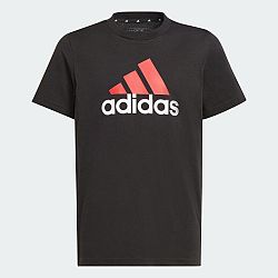 ADIDAS Detské tričko na fitness čierno-červené s logom 11-12 r 152 cm