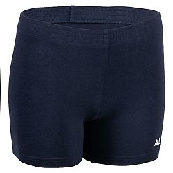 ALLSIX Dievčenské volejbalové šortky V100 námornícke modré 5-6 r (113-122 cm)