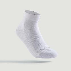 ARTENGO Detské športové ponožky RS 160 stredne vysoké 3 páry tmavomodré a biele 31-34