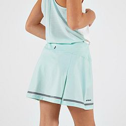 ARTENGO Dievčenská sukňa TSK 900 na tenis sivozelená 12-13 r (151-160 cm)