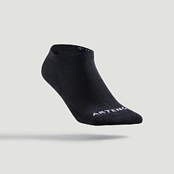 ARTENGO Nízke tenisové ponožky RS 100 3 páry čierne 39-42