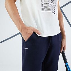 ARTENGO Pánske tenisové nohavice Soft tmavomodré S (W30 L33)