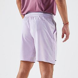 ARTENGO Pánske tenisové šortky Dry+ priedušné fialové fialová M