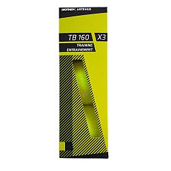 ARTENGO Tenisové loptičky TB160 3 ks žlté