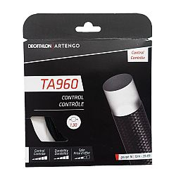 ARTENGO Tenisový výplet TA 960 Control 1,3 mm z monovlákna čierny
