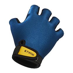 BTWIN Detské bezprstové rukavice modré 6 rokov