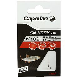 CAPERLAN Montované rybárske háčiky SN Hook červené 18