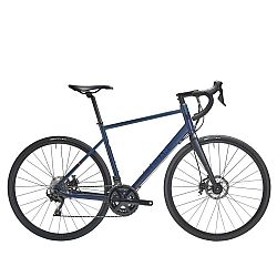 Cestný bicykel TRIBAN RC520 na cykloturistiku (kotúčové brzdy) modrá L