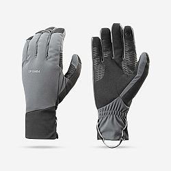 FORCLAZ Dotykové vetruvzdorné rukavice MT900 na horskú turistiku sivé šedá 3XL