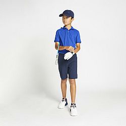 INESIS Detské golfové šortky tmavomodré 7-8 r (123-130 cm)
