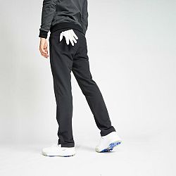 INESIS Pánske zimné golfové nohavice CW500 čierne S