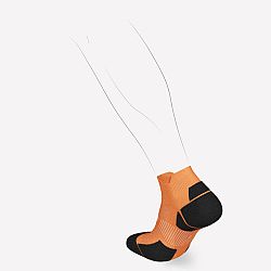 KIPRUN Bežecké členkové ponožky Run900 tenké oranžová 37-38