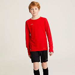 KIPSTA Detský futbalový dres s dlhým rukávom Viralto Club červený červená 7-8 r (123-130 cm)