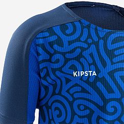 KIPSTA Detský futbalový dres Viralto Letters modrý 8-9 r (131-140 cm)