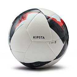 KIPSTA Futbalová lopta F550 Hybride veľkosť 5 červená biela 5