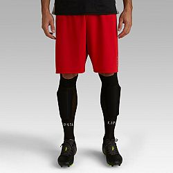 KIPSTA Futbalové šortky pre dospelých F100 červené S