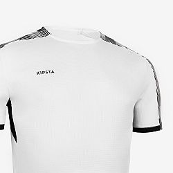 KIPSTA Futbalový dres Viralto Damier s krátkym rukávom bielo-čierny 2XL