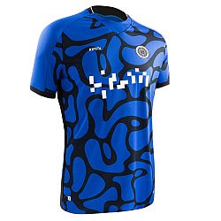 KIPSTA Futbalový dres VIRALTO II s krátkym rukávom modro-čierny modrá XL