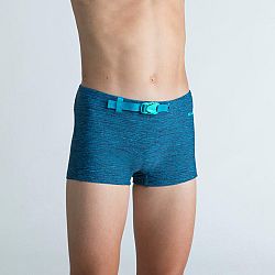 NABAIJI Chlapčenské boxerkové plavky Kibelt 100 modré s prackou modrá 8-9 r 131-140 cm