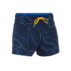 NABAIJI Pánske šortkové plavky Swimshort 100 krátke modré S-M