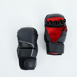 OUTSHOCK Bezprstové rukavice 500 na bojové športy čierne ML