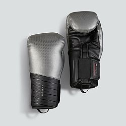 OUTSHOCK Boxerské rukavice na sparing 900 čierno-strieborné šedá 14 OZ