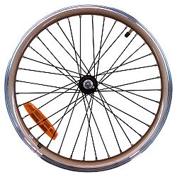 OXYLANE 20-palcové koleso skladacieho bicykla s dvojitým ráfikom alebo hoptown 500E okrová 20_QUOTE_