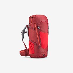 QUECHUA Detský batoh MH500 na turistiku alebo treking 40 + 10 l červená 40 l