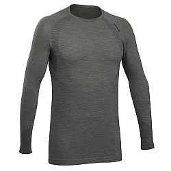 SIMOND Pánske vlnené tričko Alpinism Seamless s dlhým rukávom šedá S