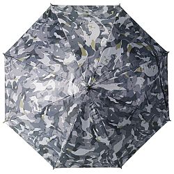 SOLOGNAC Maskovací poľovnícky dáždnik Woodland sivý šedá