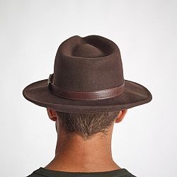 SOLOGNAC Poľovnícky plstený klobúk hnedý hnedá 56 cm