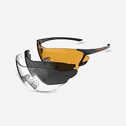 SOLOGNAC Súprava ochranných okuliarov na Ball Trap 3 vymeniteľné sklá čierna .
