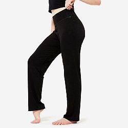 STAREVER Dievčenské nohavice na moderný tanec splývavé čierne 5-6 r (113-122 cm)