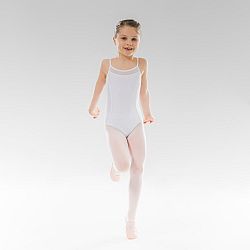 STAREVER Dievčenský baletný trikot na ramienka biely 4 roky
