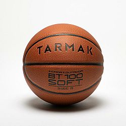 TARMAK Detská basketbalová lopta BT100 V6 oranžová dievčatá od 11 rokov / chlapci U13 oranžová 6