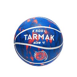 TARMAK Detská basketbalová lopta K500 veľkosť 4 ružovo-modrá 4