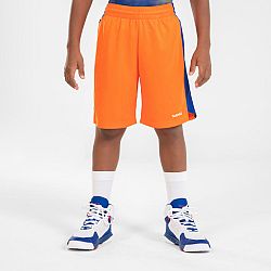 TARMAK Detské basketbalové šortky SH500 oranžové oranžová 14-15 r (161-172 cm)