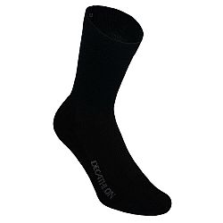 VAN RYSEL Cyklistické zimné ponožky 500 čierne 39-42