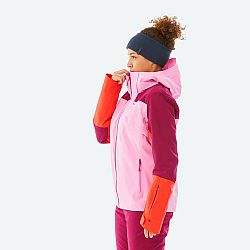 WEDZE Dámska lyžiarska bunda 500 ružovo-fuksiová ružová M